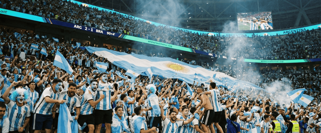 Pacotes para os jogos da Argentina