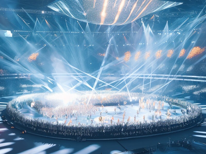  World of Discoveries - Opening Ceremony of Winter Games 2026 - Travel Motiv 