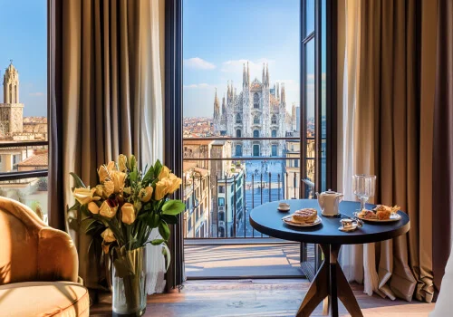 Hand-picked accommodations walking distance to the Milan Duomo