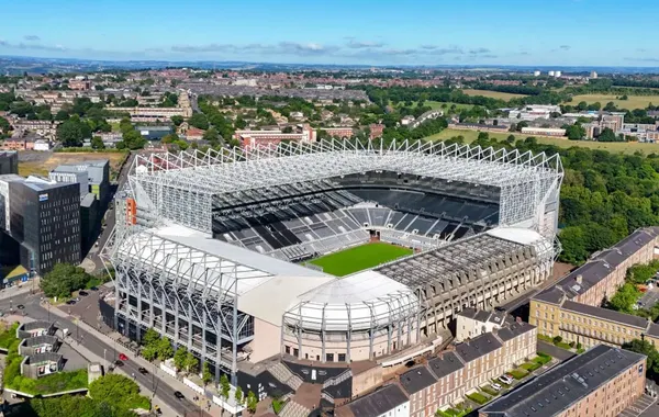 Newcastle Stadium — capacity ~33,000